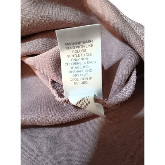 J. JILL Wearever Thick Knit Tunic Top SOFT Small Mauve Flattering Classic Staple - Picture 6 of 8